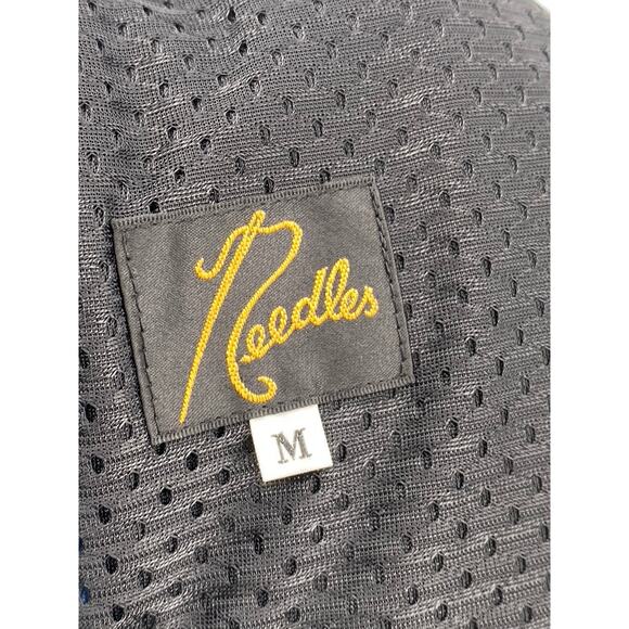 NEEDLES Men's Blue Velour Side-Striped Pull-On Straight-Leg Track Pants SZ M - Picture 9 of 11